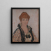 Retrato de Katherine S. Dreier - Anne Goldthwaite — cuadro enmarcado en la pared