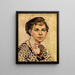 Autorretrato - Anne Goldthwaite — cuadro enmarcado en la pared