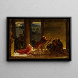 Anne Louis GirodetTrioson - The Death of Pyrrhus.webp