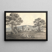 Clayberry painting from the field May 1829 - Anne Rushout — framed artwork on a wall