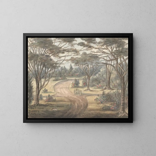 del jardín de flores de Wanstead Grove - Anne Rushout — cuadro enmarcado en la pared