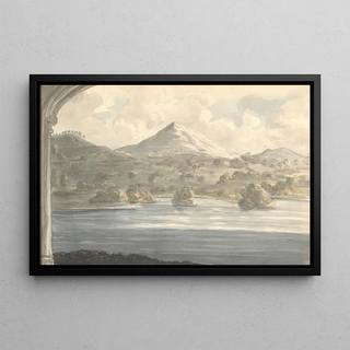 Anne Rushout - From Window at Eastnor Castle Gloucestershire Beacon September 28 1829.webp