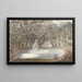 Bassin du temple Thornery Sezincote - Anne Rushout — framed artwork on a wall
