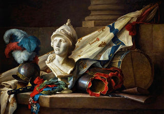 Anne VallayerCoster - Bodegn Con Busto De Minerva.webp