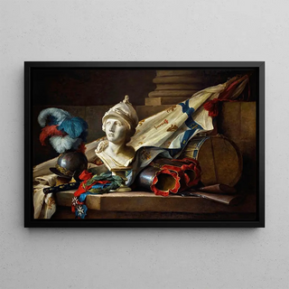 Anne VallayerCoster - Bodegn Con Busto De Minerva.webp
