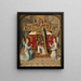 Adoración del Sacramento - Anónimo — cuadro enmarcado en la pared