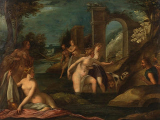 Anonymous - Aktaeon surprises Diana in her bath.webp