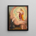 Aparición del Sagrado Corazón de Jesús - Anónimo — cuadro enmarcado en la pared