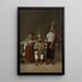 Niños Aymara - Anónimo — cuadro enmarcado en la pared