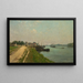 Rives de la Seine - Anónimo — cuadro enmarcado en la pared