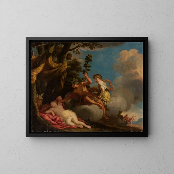 Ceres y Baco despiertan a Venus - Anónimo — cuadro enmarcado en la pared