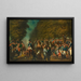 La fiesta militar en el Prater el 18 de octubre de 1814 - Anónimo — cuadro enmarcado en la pared