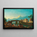 The Old Bridge of Augarten - Anonymous — framed artwork on a wall