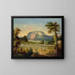 East Rock, New Haven - Anonymous — framed artwork on a wall