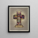 Cruz de Pascua - Anónimo — cuadro enmarcado en la pared