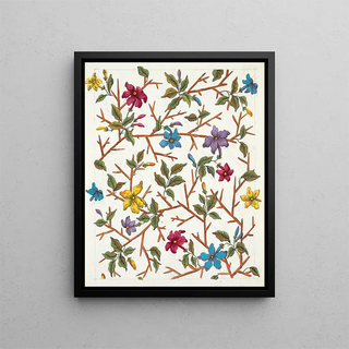 Anonymous - Floral design for printed textile Pl XIX.webp