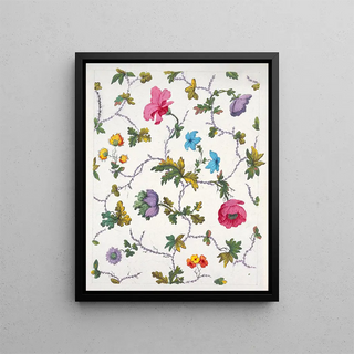 Anonymous - Floral design for printed textile Pl XXII.webp