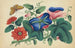 Flores y mariposa - Anónimo — vista de la obra