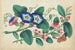 Flores con mariposa - Anónimo — vista de la obra
