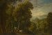 Paisaje forestal con carruaje - Anónimo — vista de la obra