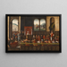 Jesus before the high priest and Pilate - Anonymous — framed artwork on a wall