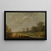 Paisaje - Anónimo — cuadro enmarcado en la pared