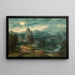 Paisaje con Procné y Filomela - Anónimo — cuadro enmarcado en la pared