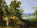 Pan y Syrinx - Anónimo — vista de la obra