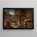 Parable of the Great Banquet - Anonymous — framed artwork on a wall