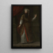 Retrato de Amedeo VIII - Anónimo — cuadro enmarcado en la pared
