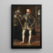 Retrato de Emanuele Filiberto - Anónimo — cuadro enmarcado en la pared
