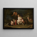 Portrait of a family of centaurs against a landscape - Anonymous — framed artwork on a wall