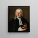 Portrait of Joannès Jacobus Moretus - Anonymous — framed artwork on a wall