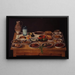 Cocina de Puebla - Anónimo — cuadro enmarcado en la pared