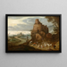 Return from Fishing - Anonymous — framed artwork on a wall