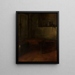 Interior de la habitación - Anónimo — cuadro enmarcado en la pared