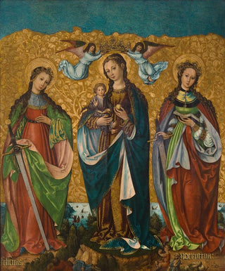 Anonymous - Sacra Conversazione Mary with the Child St Felicity of Carthage and St Perpetua.webp