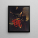 Saint John the Evangelist on Patmos - Anonymous — framed artwork on a wall