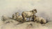 Sheep in a landscape - Anonymous — artwork view