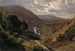 Valle de montaña del sur con cascada - Anónimo — vista de la obra