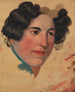 Estudio de un retrato femenino - Anónimo — vista de la obra