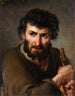 Study of a Shepherd - Anonymous — artwork view
