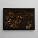 L'Adoration des bergers - Anonymous — framed artwork on a wall