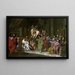 L'Induction of a new member into the group of painters of the North in Rome - Anonymous — framed artwork on a wall