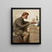 The Philosopher - Anonymous — framed artwork on a wall