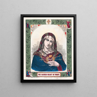 Anonymous - The sacred heart of Mary.webp