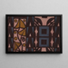 Triangle Painting - Anonymous — framed artwork on a wall