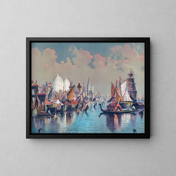 Venise, orgullo del mar - Anónimo — cuadro enmarcado en la pared