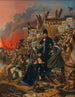 Defense of a city gate by the National Guard, the Academic Legion, and the Mobile Guard - Anonymous — artwork view