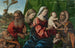 the Virgin and Child with saints - Anonymous — artwork view